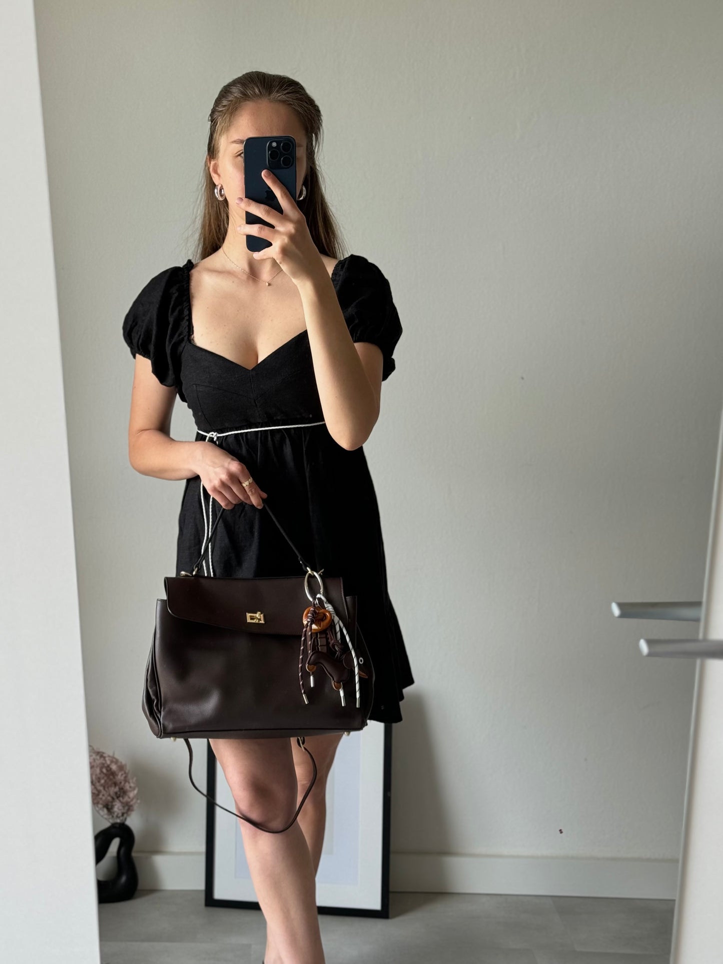 Elegancka torebka damska z naturalnej skóry, Włochy