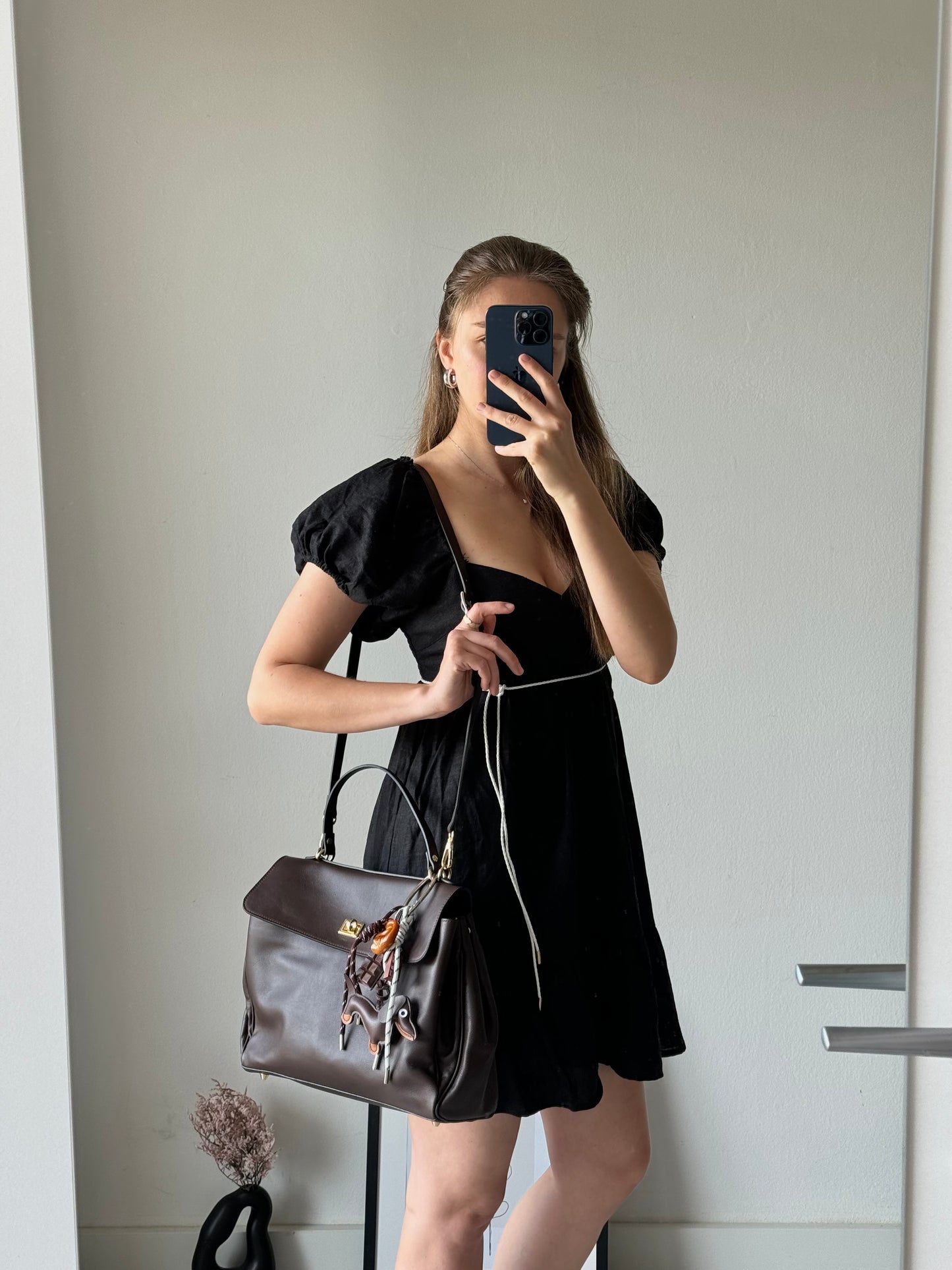 Elegancka torebka damska z naturalnej skóry, Włochy